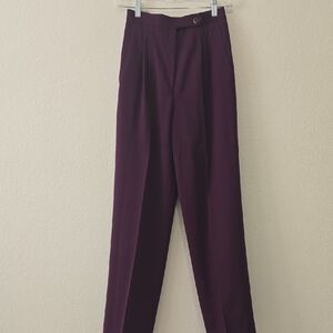 Alan Austin Purple Trousers S